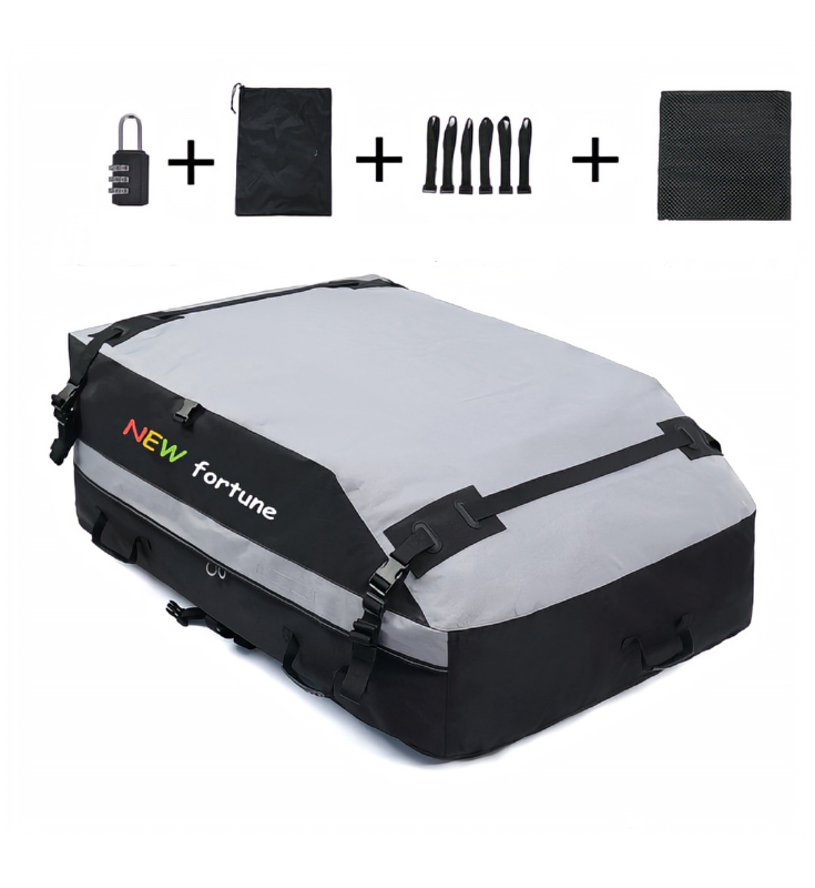 FO-22 Vodootporna krovna torba za automobil, 19 kubičnih stopa, nosač prtljage za aktivnosti na otvorenom